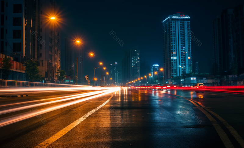 城市车流夜景,高清,摄影图,摄影图片,图片大全,摄影图免费下载